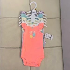 Carter’s 5-Piece ‘Little Baby Basics’ NB Onesies